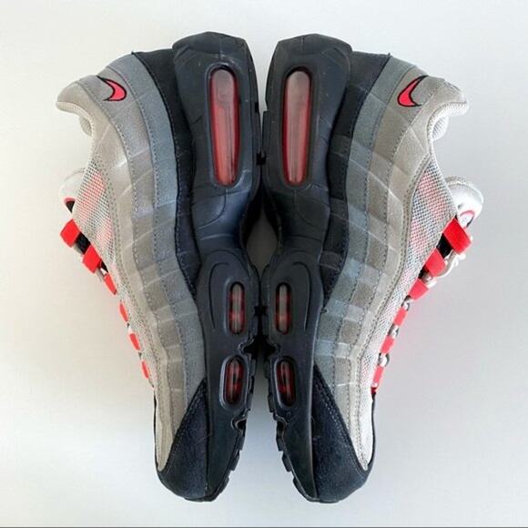 NIKE AIR MAX 95 SOLAR RED Size 8 - Picture 8 of 10